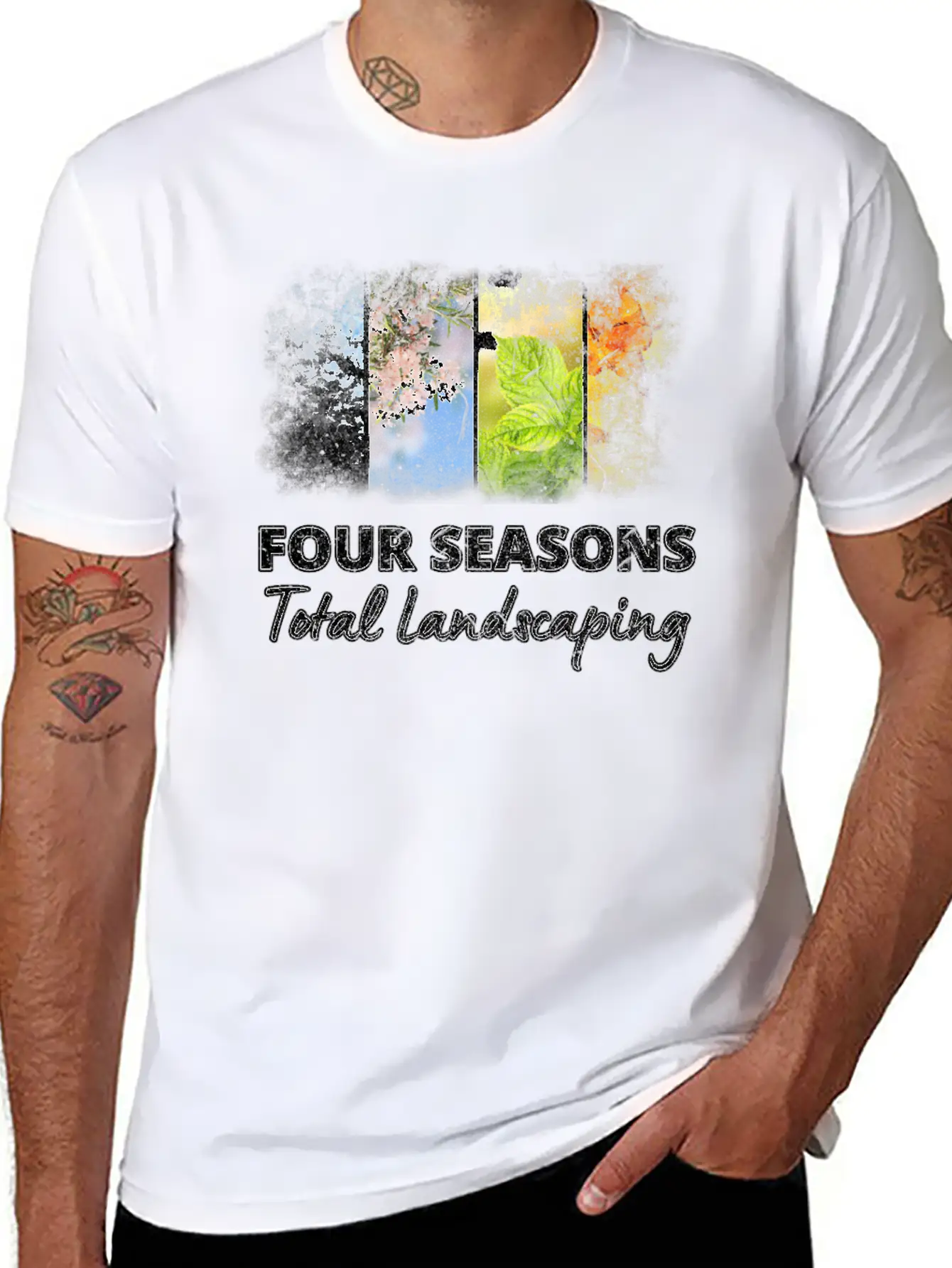 Four Seasons Unisex Casual T-Shirt – Clean Design For Daily Comfort