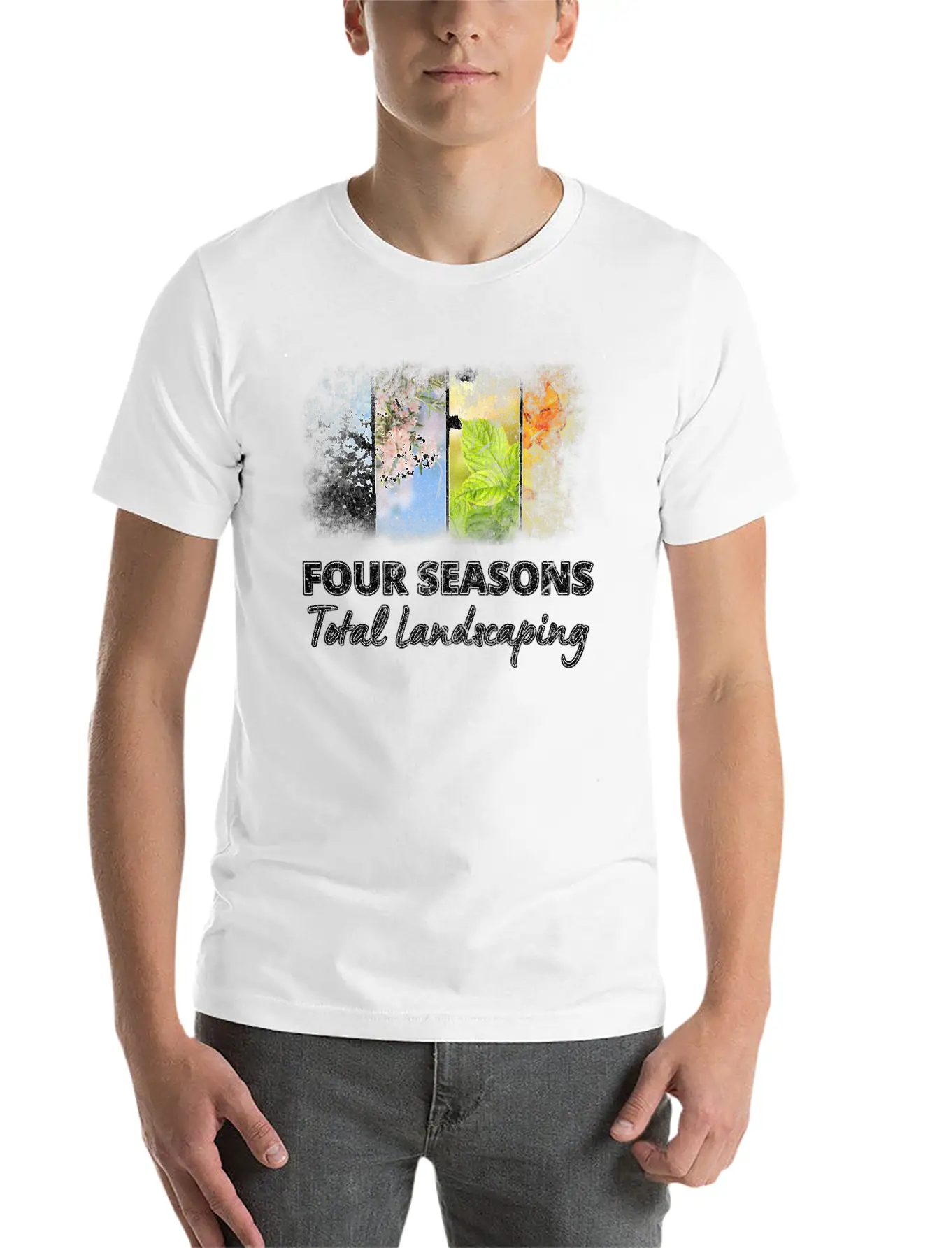 Four Seasons Unisex Casual T-Shirt – Clean Design For Daily Comfort