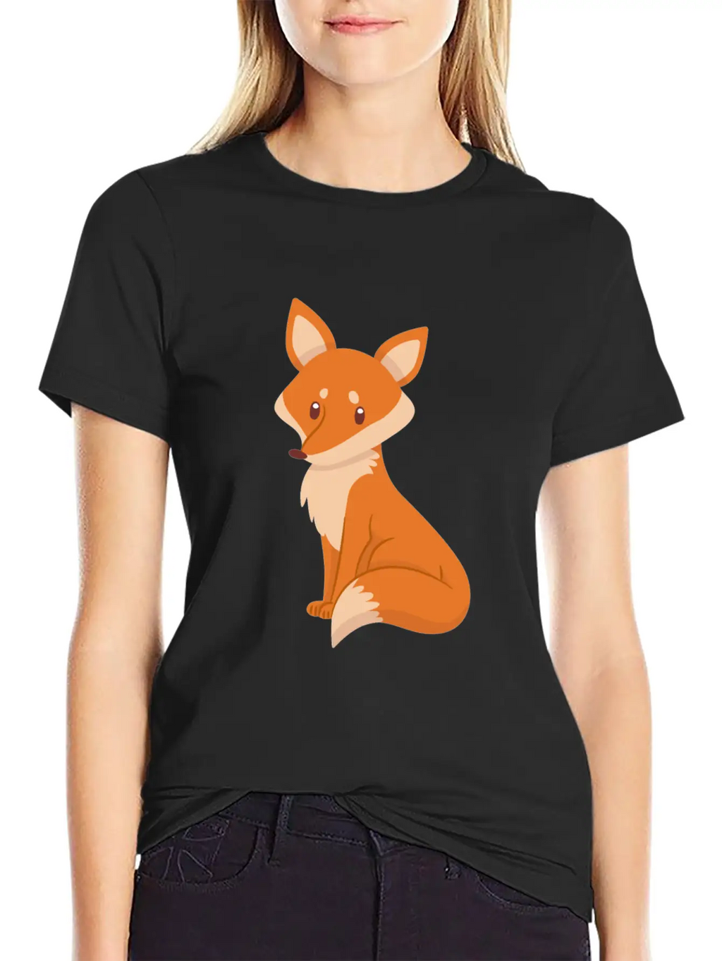 Fox Breathable Soft Cotton T-Shirt – Timeless Casual Look