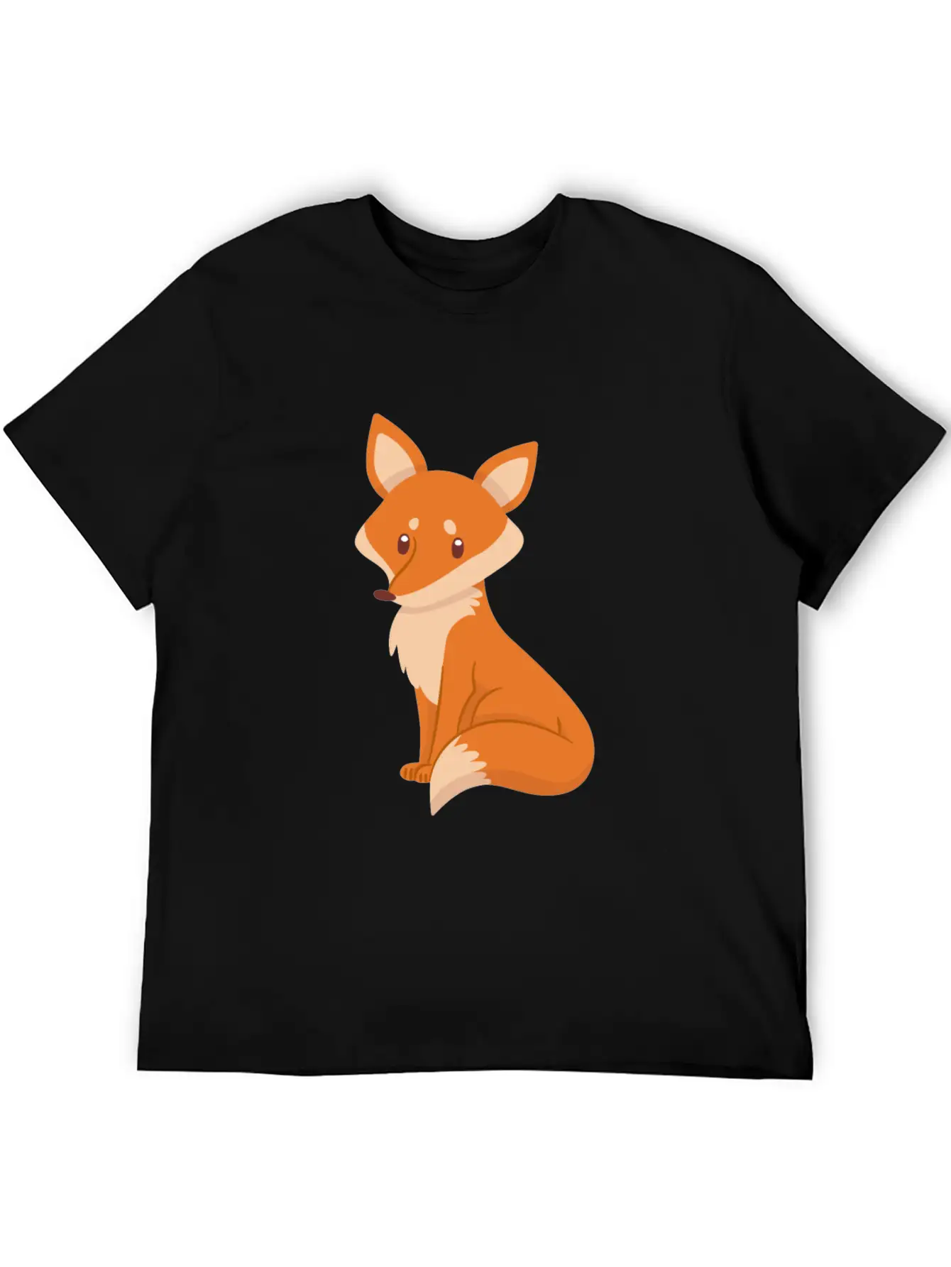 Fox Breathable Soft Cotton T-Shirt – Timeless Casual Look