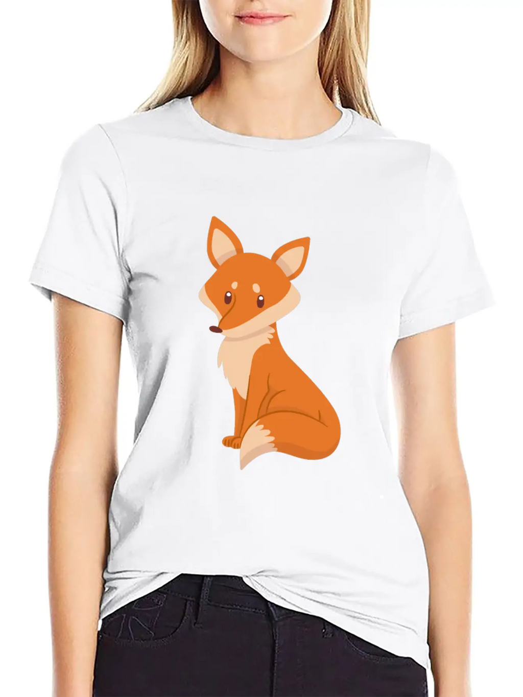 Fox Breathable Soft Cotton T-Shirt – Timeless Casual Look
