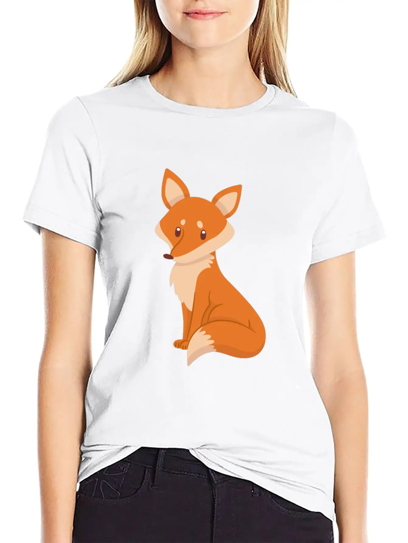 Fox Breathable Soft Cotton T-Shirt – Timeless Casual Look
