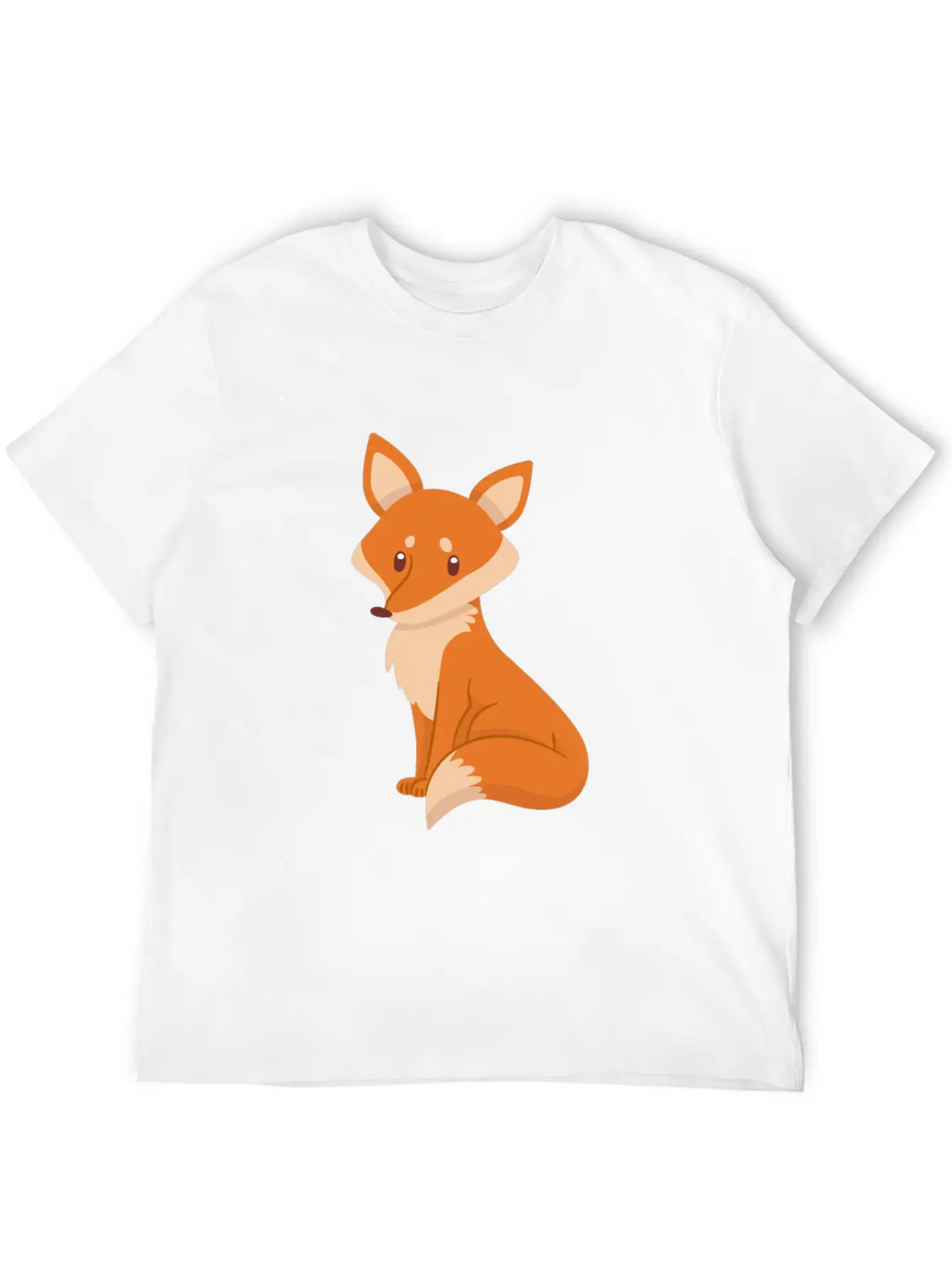 Fox Breathable Soft Cotton T-Shirt – Timeless Casual Look