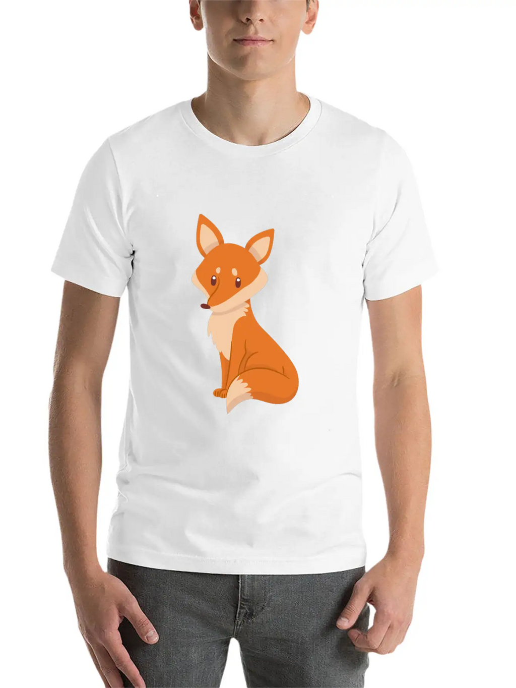 Fox Breathable Soft Cotton T-Shirt – Timeless Casual Look