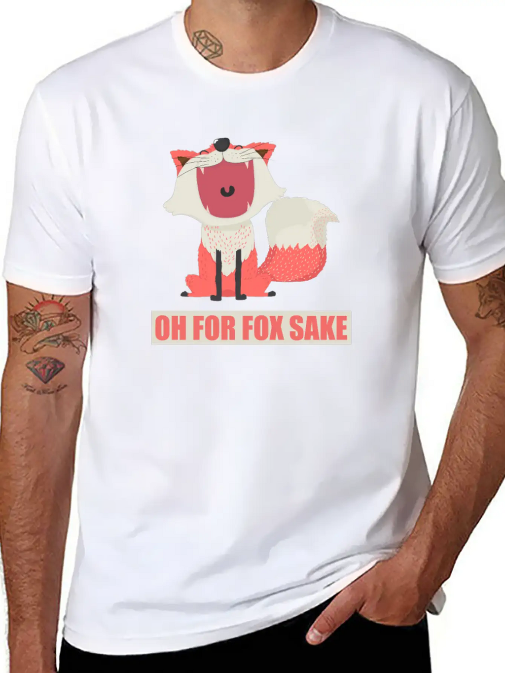 Fox Essential Cotton Tee For Daily Outfits – Unisex Style