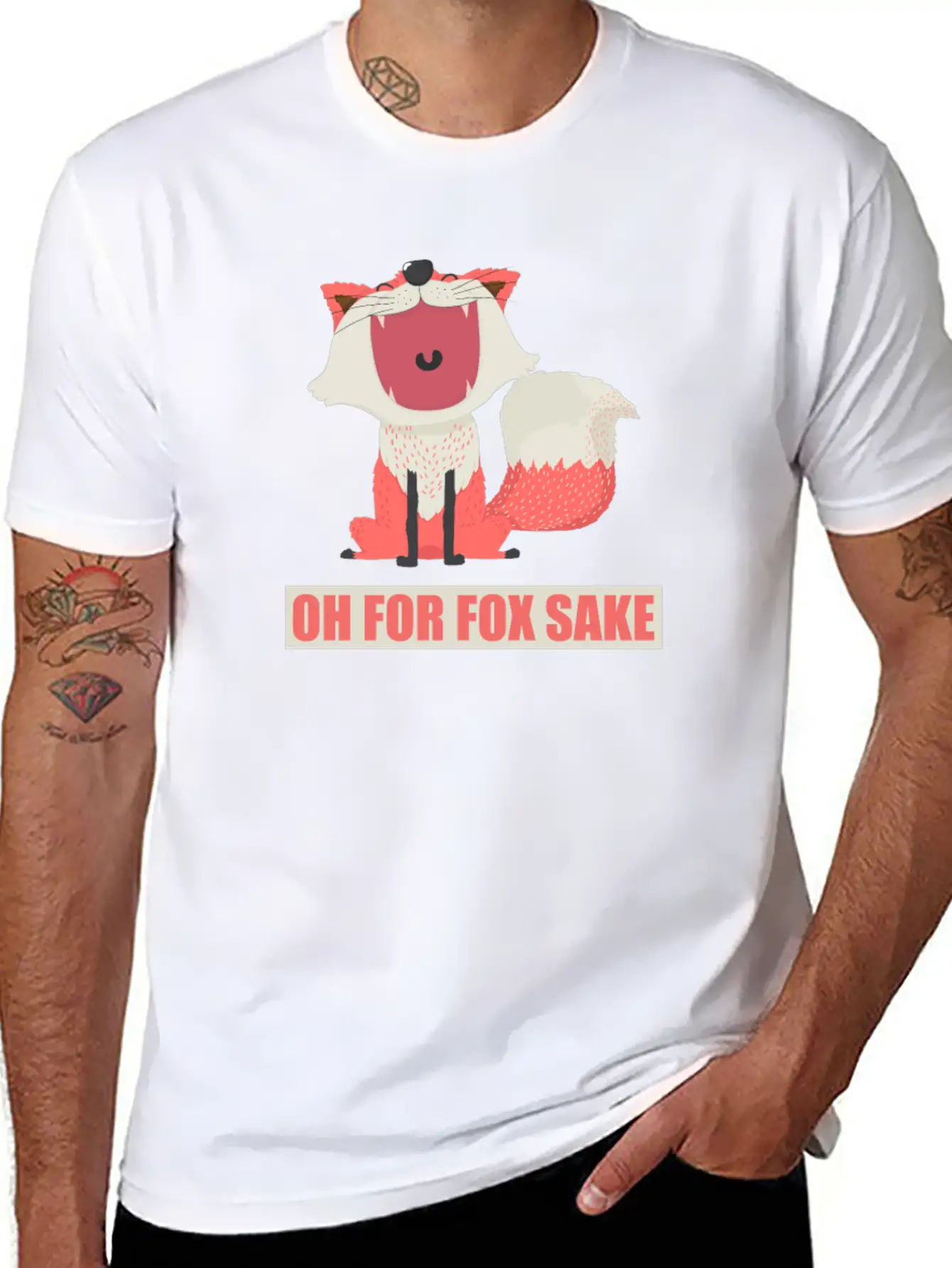 Fox Essential Cotton Tee For Daily Outfits – Unisex Style