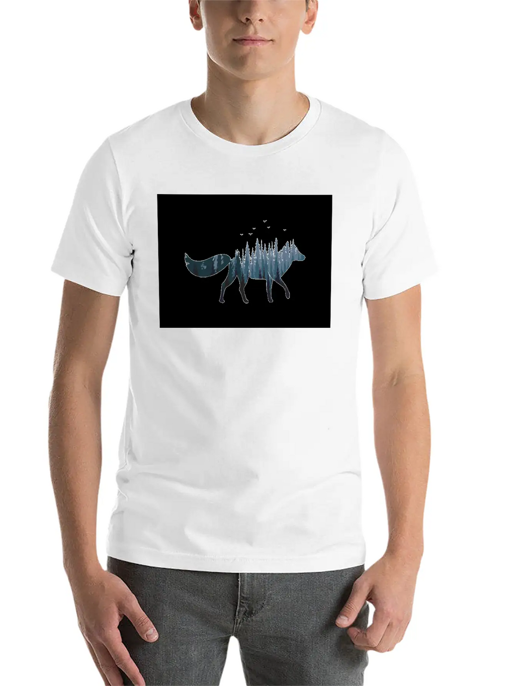 Fox Forest Basic Graphic T-Shirt – Daily Comfort In Soft Cotton