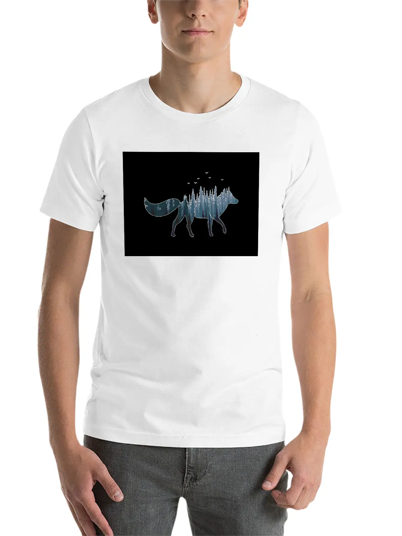 Fox Forest Basic Graphic T-Shirt – Daily Comfort In Soft Cotton