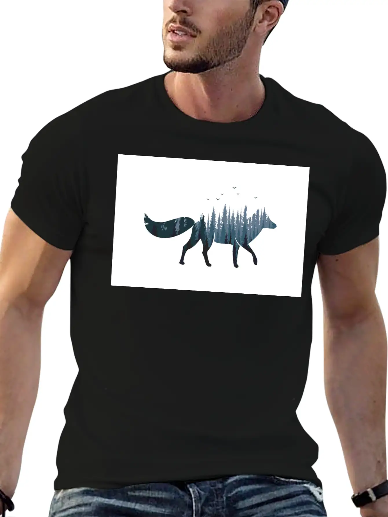 Fox Forest Basic Graphic T-Shirt – Daily Comfort In Soft Cotton