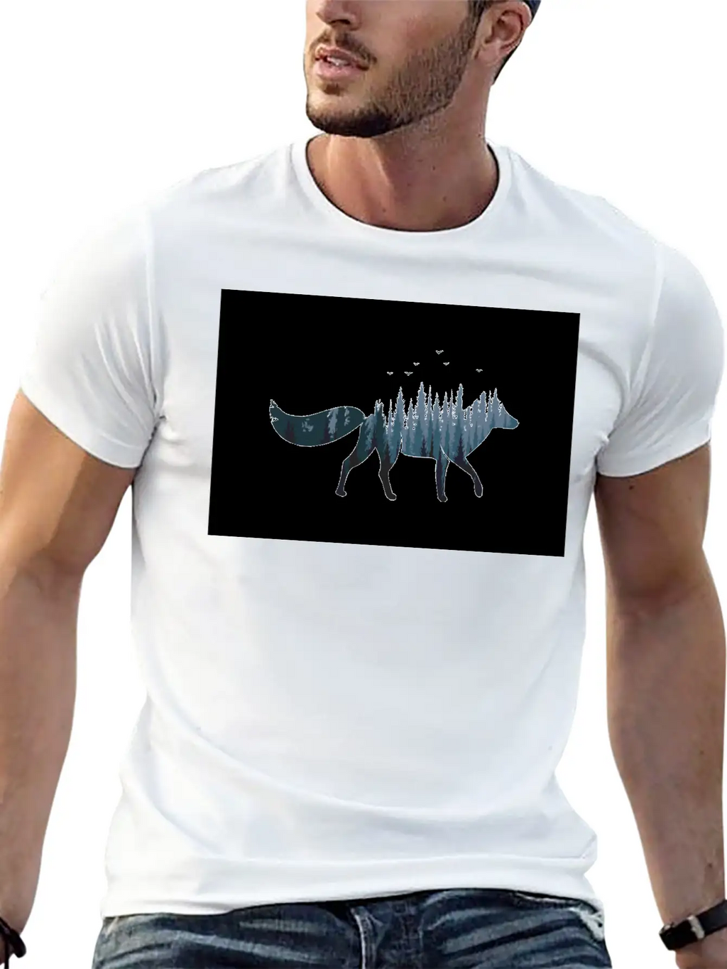 Fox Forest Basic Graphic T-Shirt – Daily Comfort In Soft Cotton