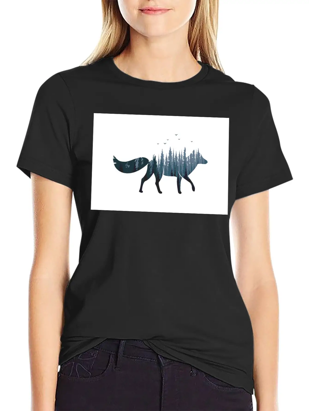 Fox Forest Basic Graphic T-Shirt – Daily Comfort In Soft Cotton
