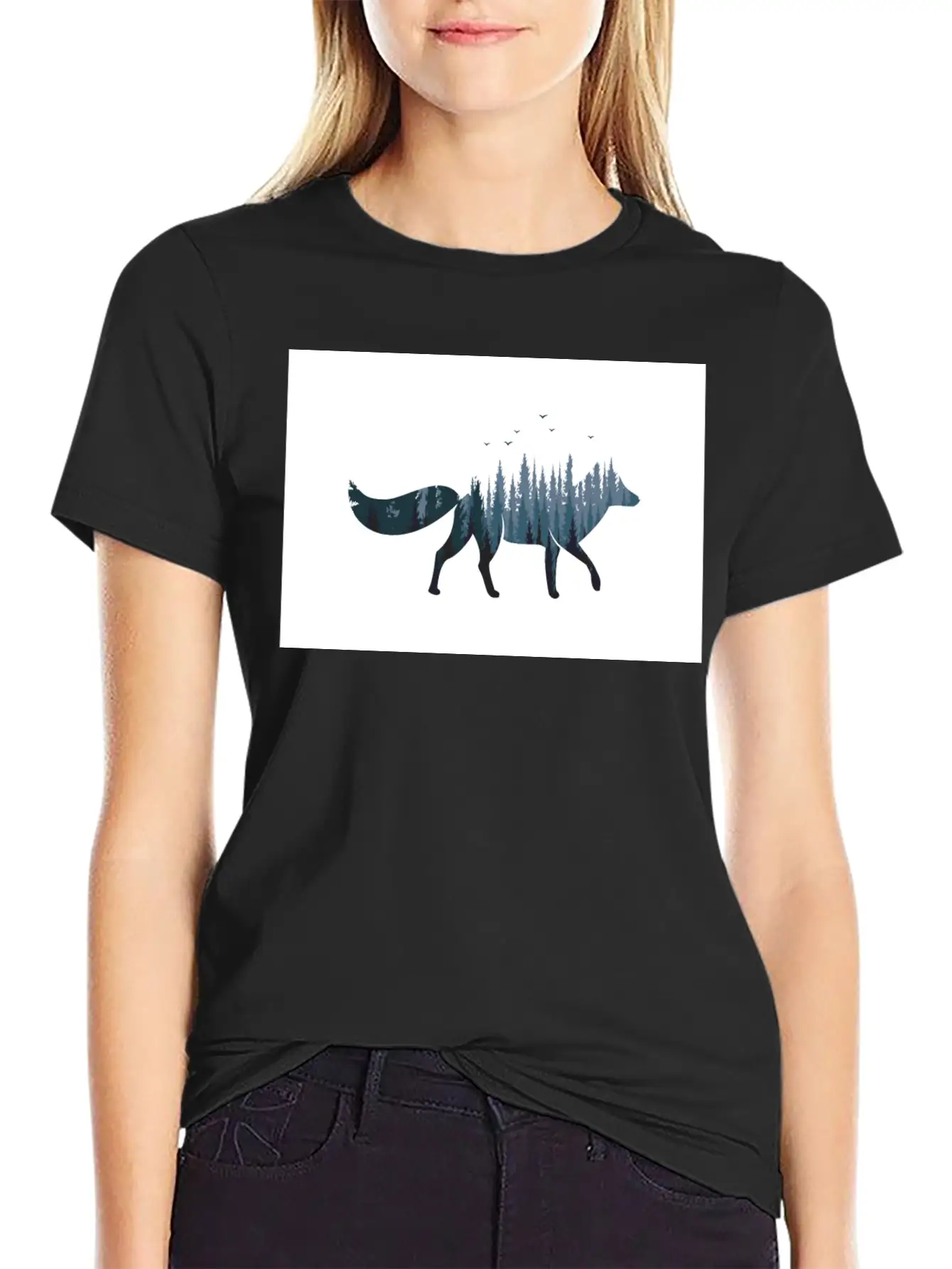 Fox Forest Basic Graphic T-Shirt – Daily Comfort In Soft Cotton