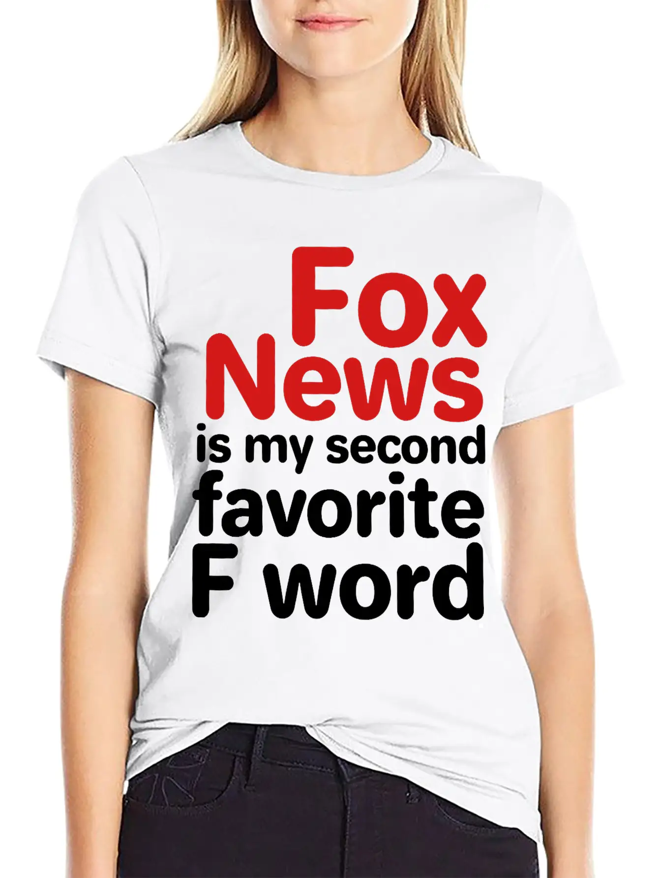 Fox News Is My Second Favorite F Word Breathable Graphic T-Shirt – Perfect For Casual Days