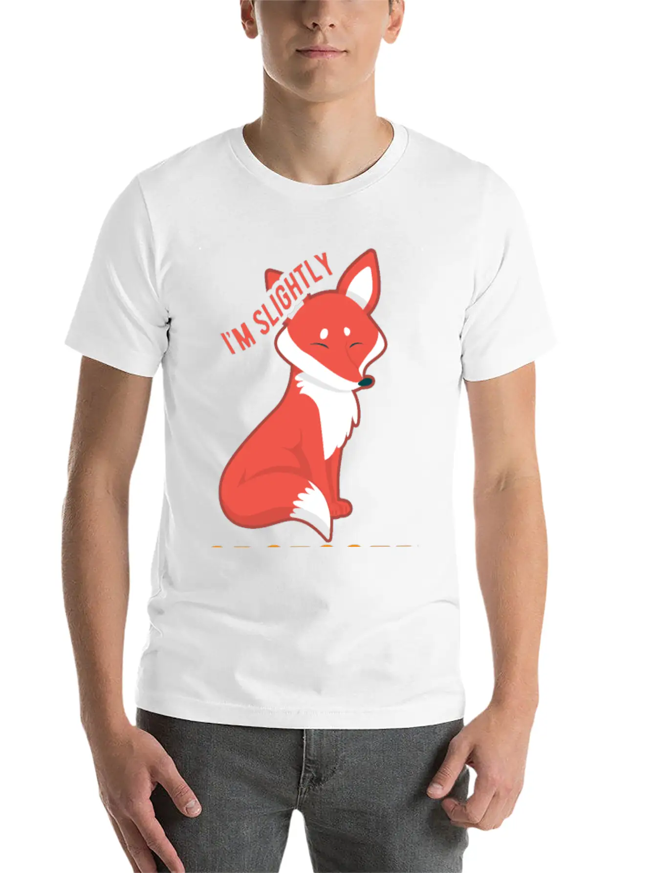 Fox Unisex Casual T-Shirt – Clean Design For Daily Comfort