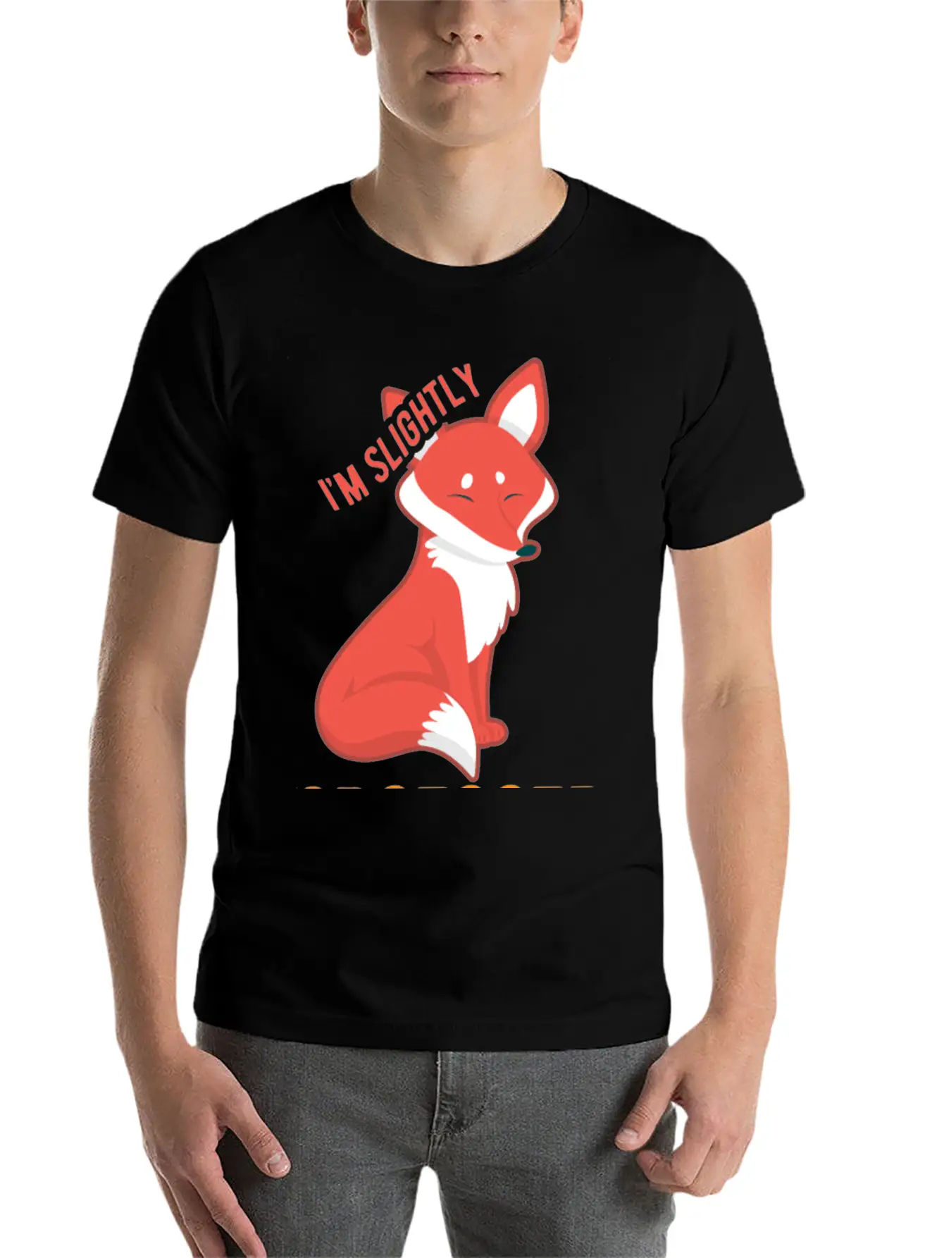 Fox Unisex Casual T-Shirt – Clean Design For Daily Comfort
