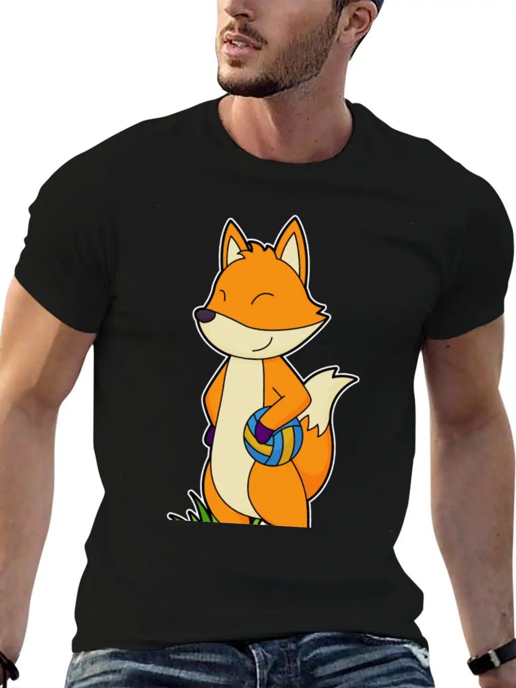 Fox Volleyball Sports Basic Graphic T-Shirt – Daily Comfort In Soft Cotton