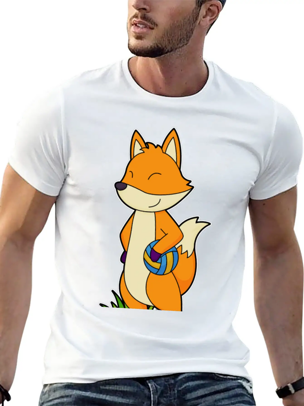 Fox Volleyball Sports Basic Graphic T-Shirt – Daily Comfort In Soft Cotton