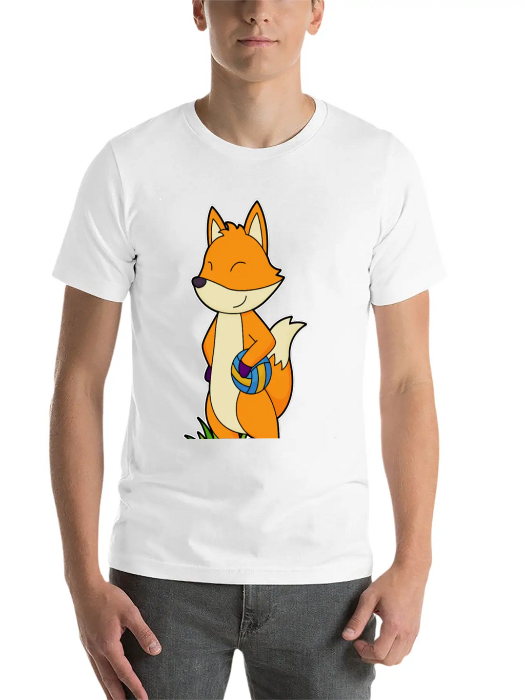 Fox Volleyball Sports Basic Graphic T-Shirt – Daily Comfort In Soft Cotton