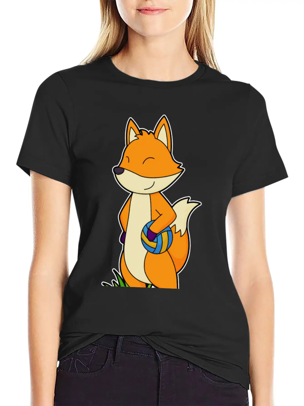 Fox Volleyball Sports Basic Graphic T-Shirt – Daily Comfort In Soft Cotton