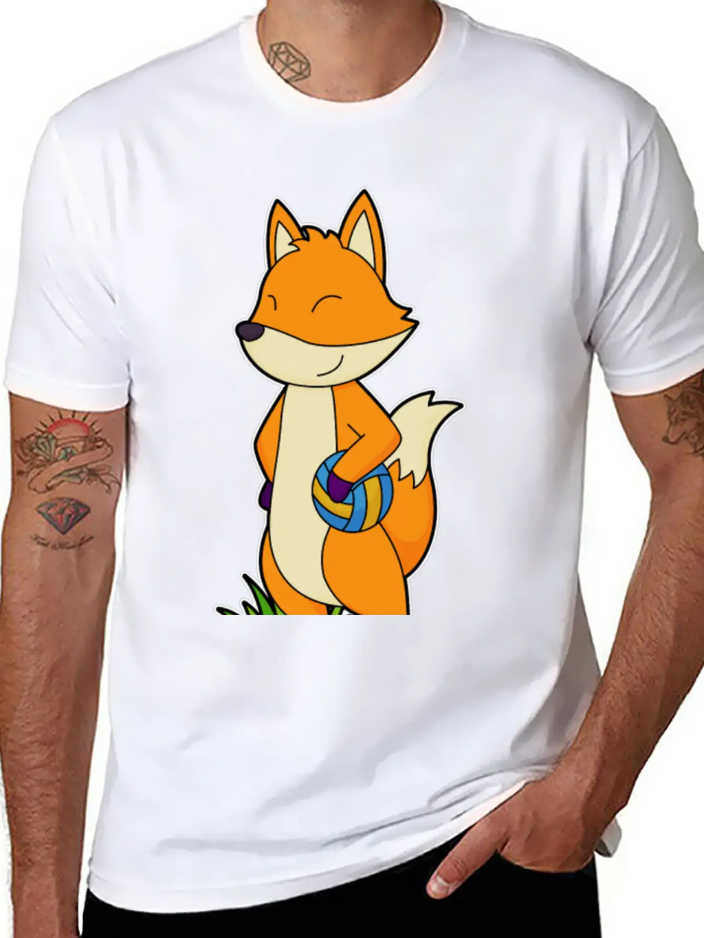 Fox Volleyball Sports Basic Graphic T-Shirt – Daily Comfort In Soft Cotton