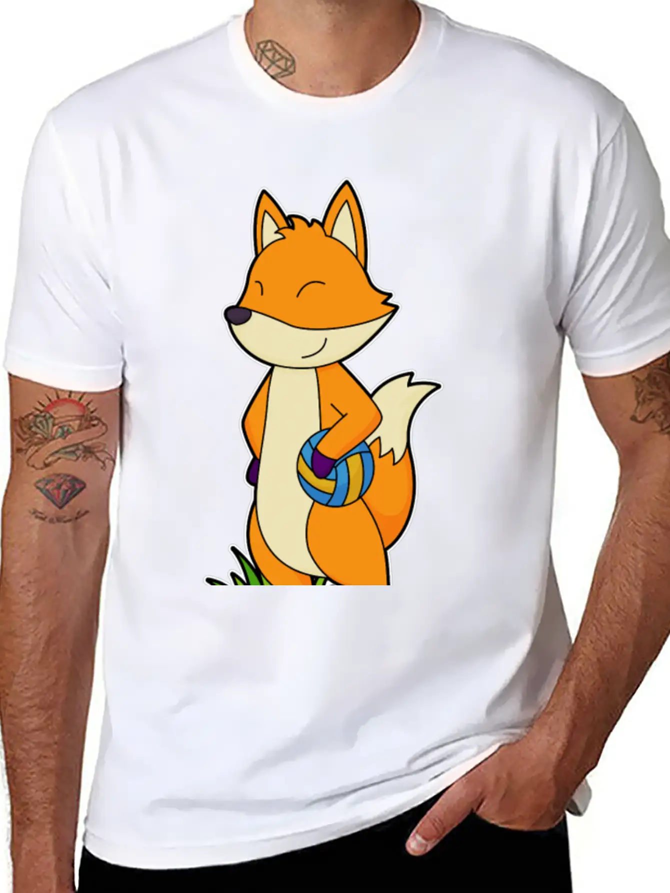Fox Volleyball Sports Basic Graphic T-Shirt – Daily Comfort In Soft Cotton