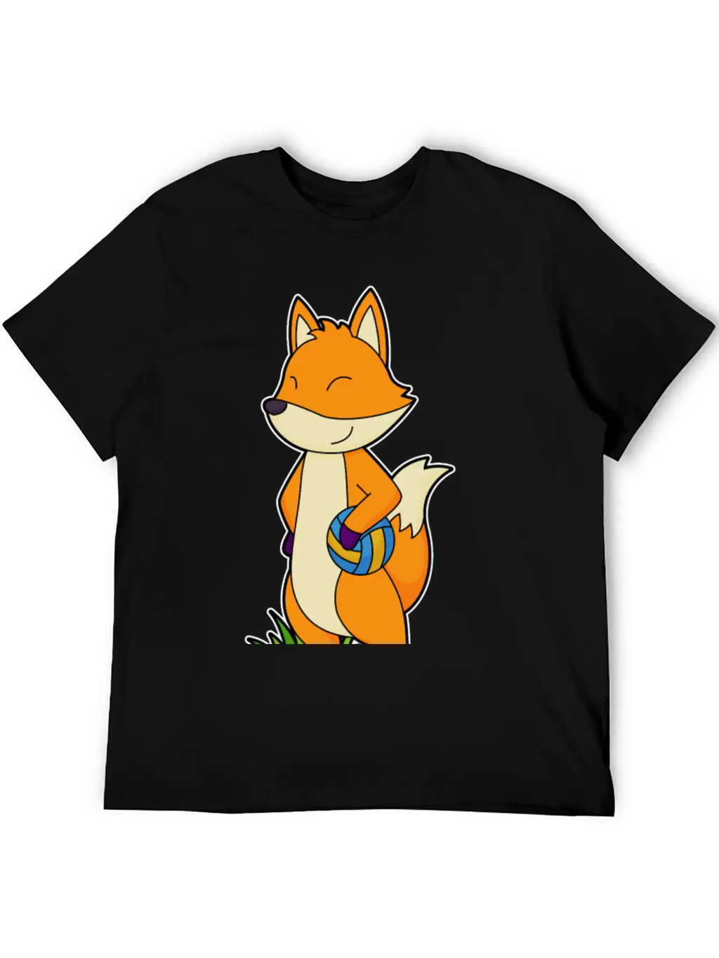 Fox Volleyball Sports Basic Graphic T-Shirt – Daily Comfort In Soft Cotton