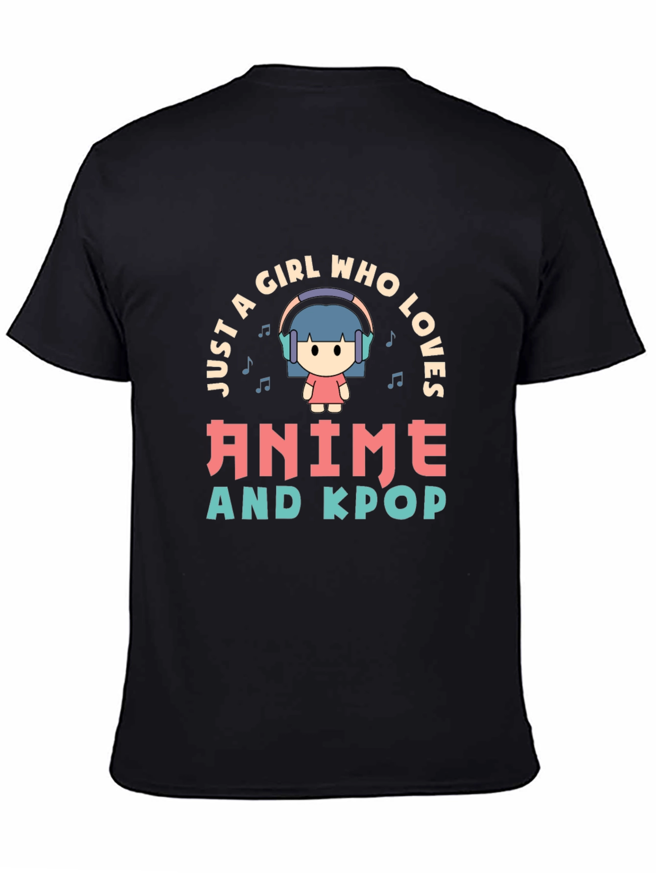 Anime & Kpop Lover T-Shirt - Cute Girl Design