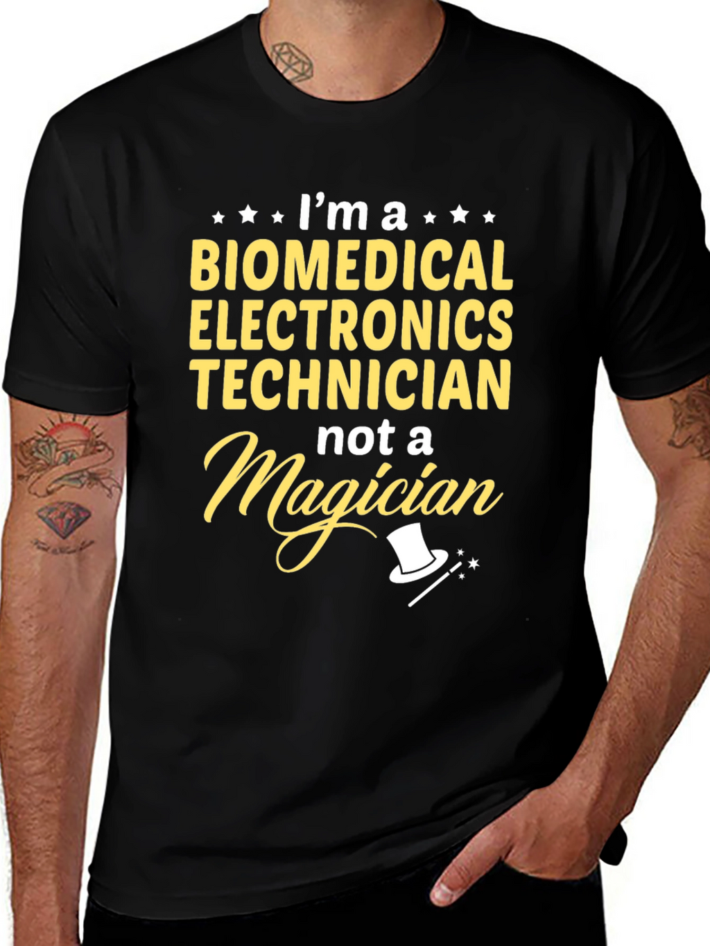 Biomedical Electronics Technician T-Shirt - Not a Magician