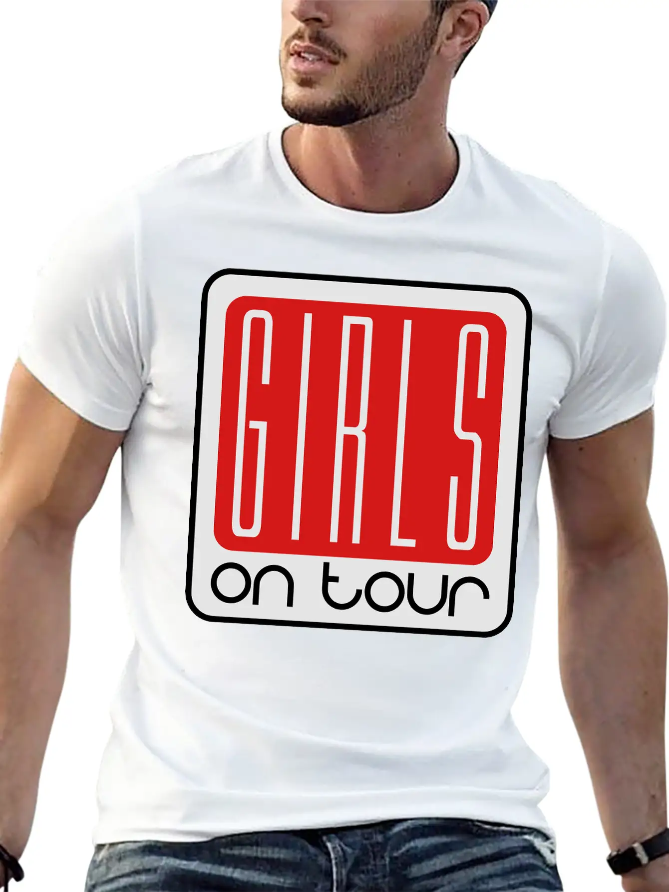 Frame On Tour On The Road Design Weekend Weekend G Basic Graphic T-Shirt – Daily Comfort In Soft Cotton