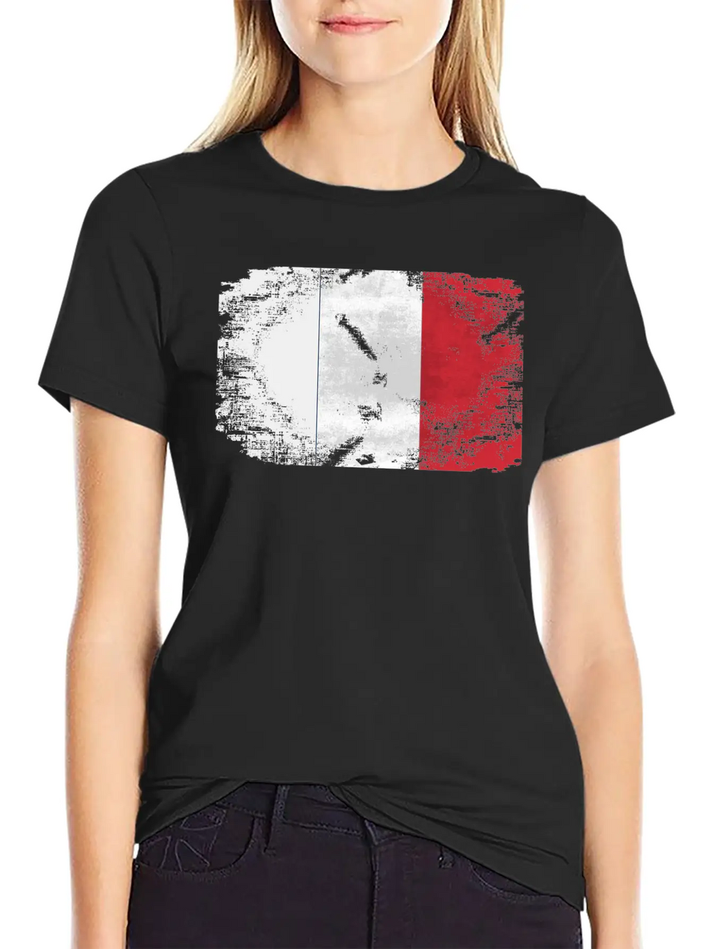 France Flag Relaxed Everyday Tee – Lightweight And Durable Cotton