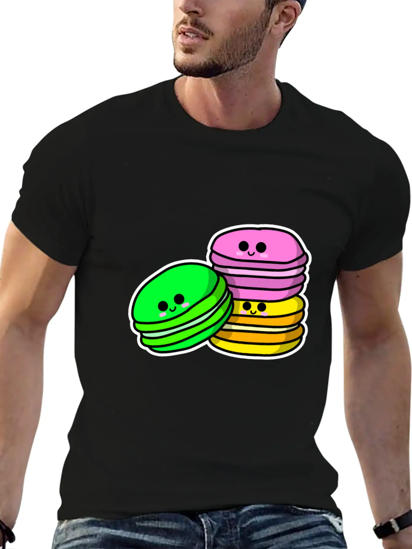 France Macarons Classic Cotton Tee – Unisex Comfort For Any Season