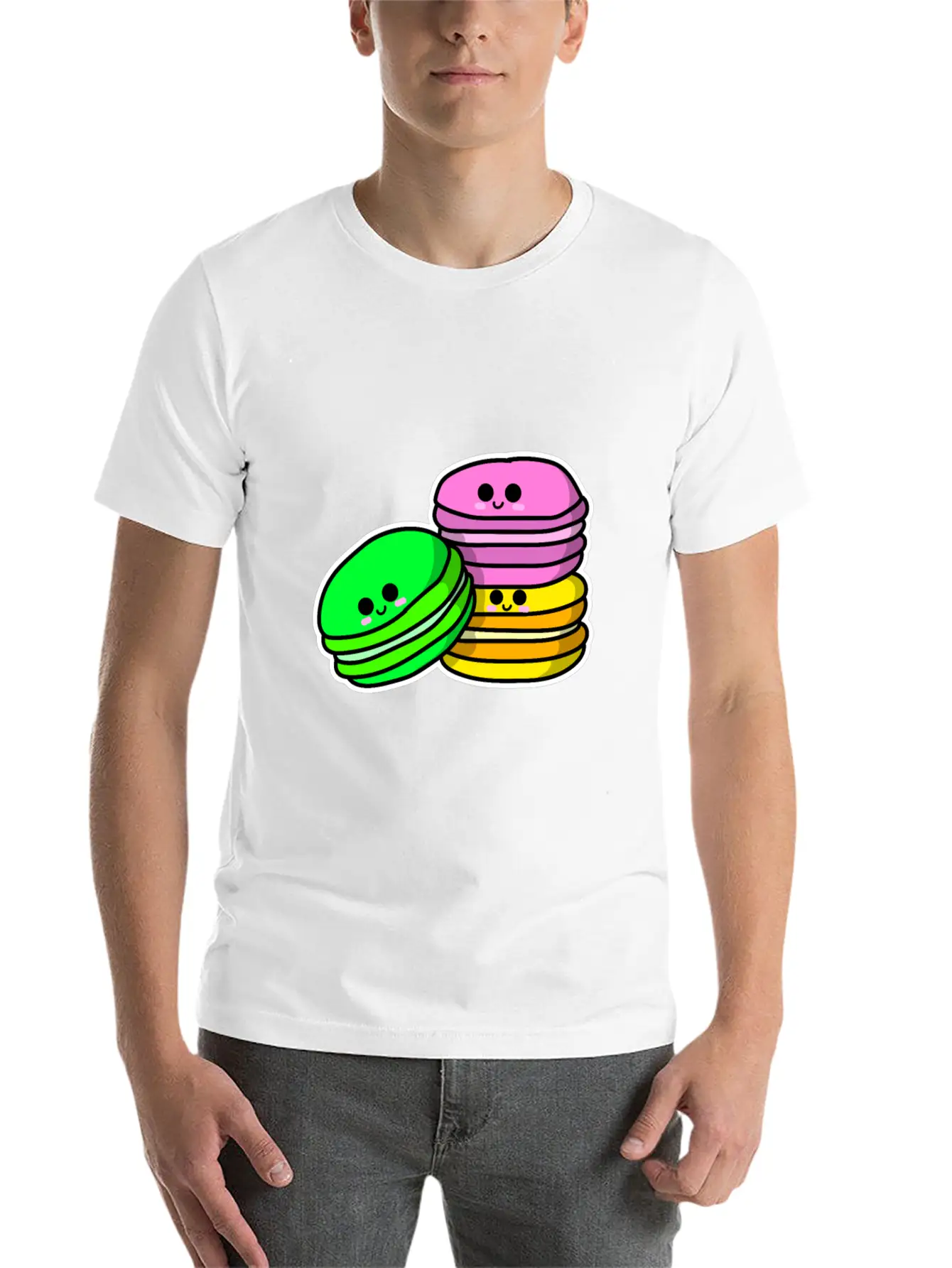 France Macarons Classic Cotton Tee – Unisex Comfort For Any Season