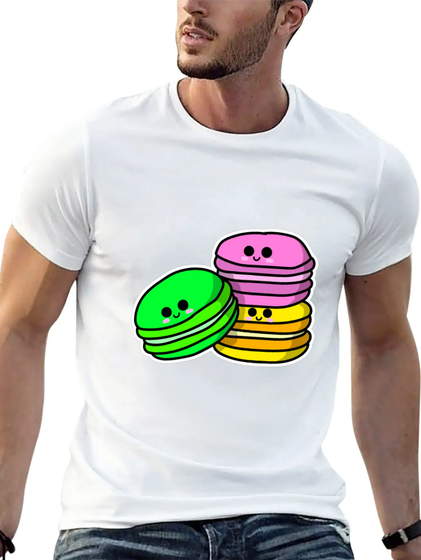 France Macarons Classic Cotton Tee – Unisex Comfort For Any Season