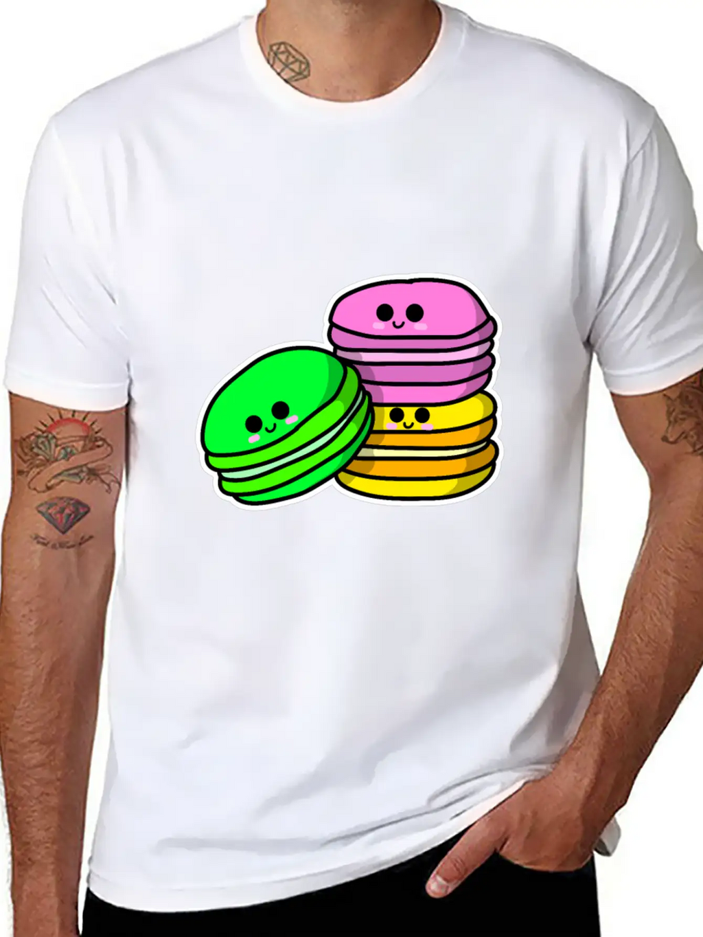 France Macarons Classic Cotton Tee – Unisex Comfort For Any Season