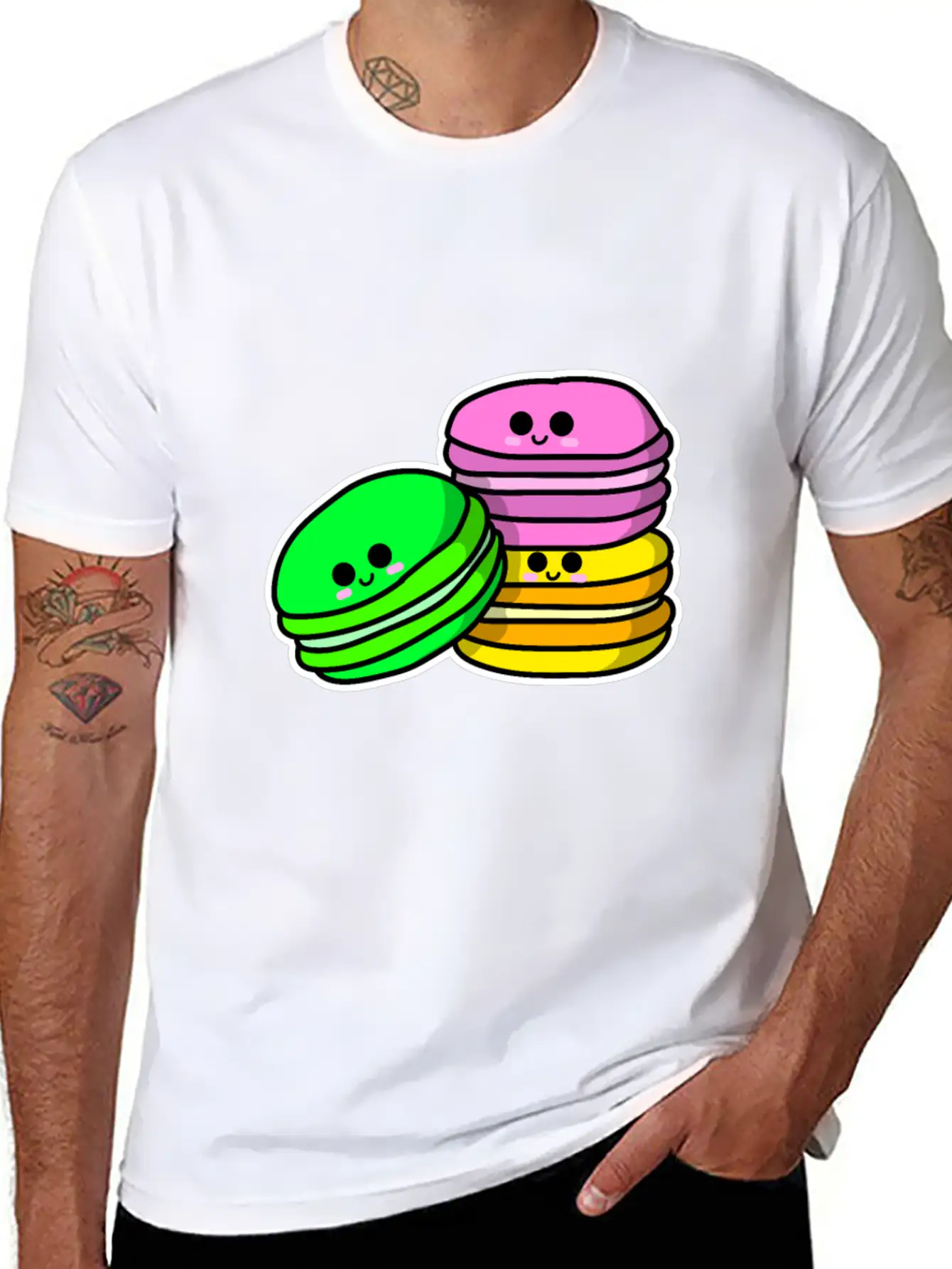 France Macarons Classic Cotton Tee – Unisex Comfort For Any Season