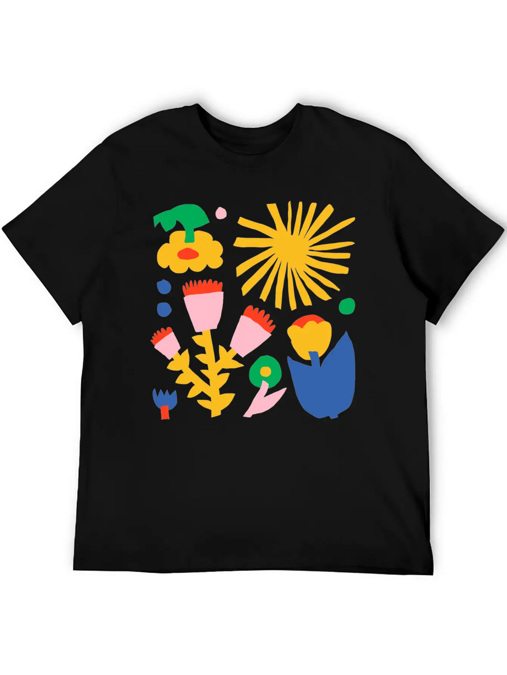 Fred Abstract Collage No1 Stylish Everyday T-Shirt – Unisex Basic Cotton Tee