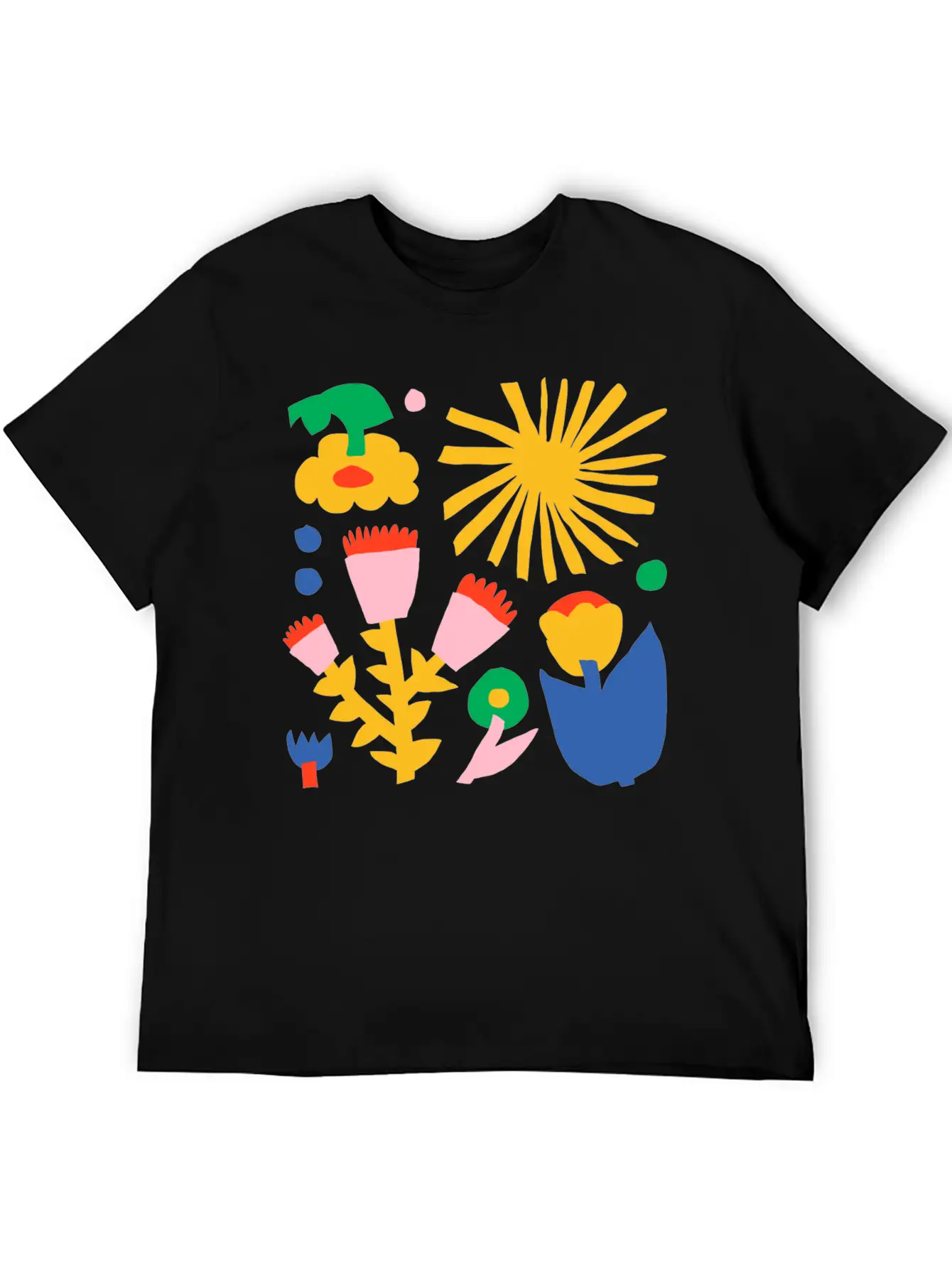 Fred Abstract Collage No1 Stylish Everyday T-Shirt – Unisex Basic Cotton Tee