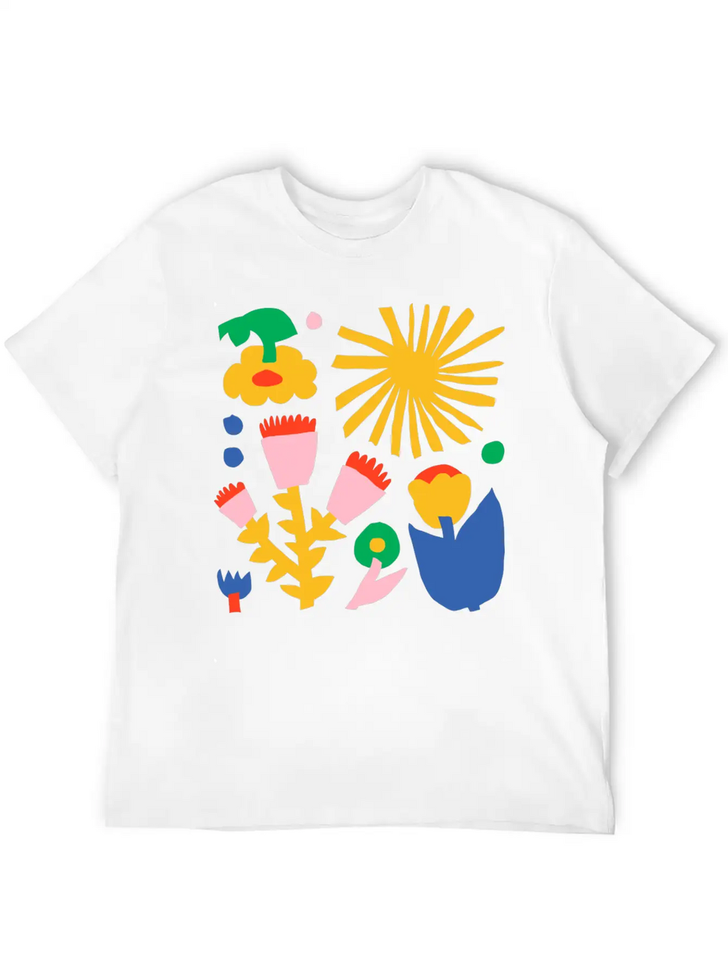 Fred Abstract Collage No1 Stylish Everyday T-Shirt – Unisex Basic Cotton Tee