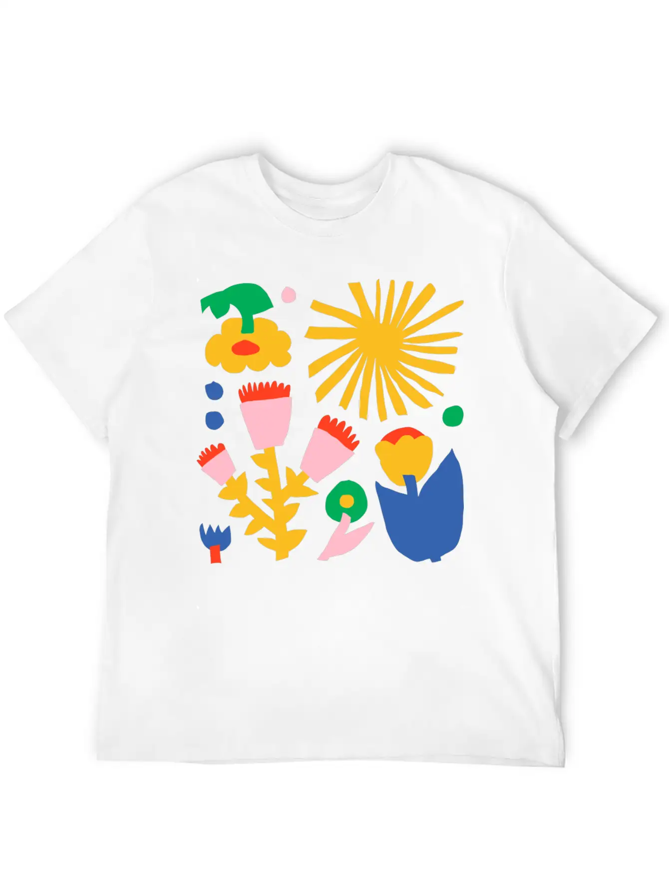 Fred Abstract Collage No1 Stylish Everyday T-Shirt – Unisex Basic Cotton Tee