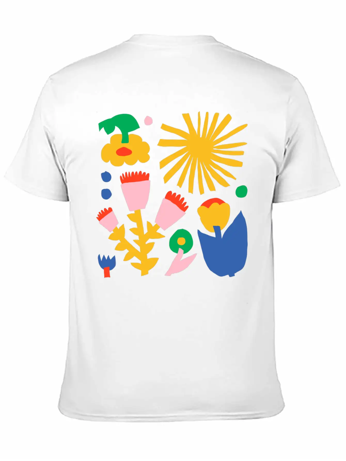Fred Abstract Collage No1 Stylish Everyday T-Shirt – Unisex Basic Cotton Tee