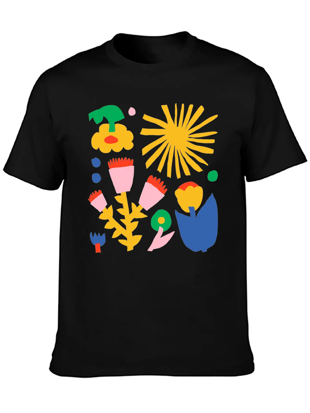 Fred Abstract Collage No1 Stylish Everyday T-Shirt – Unisex Basic Cotton Tee
