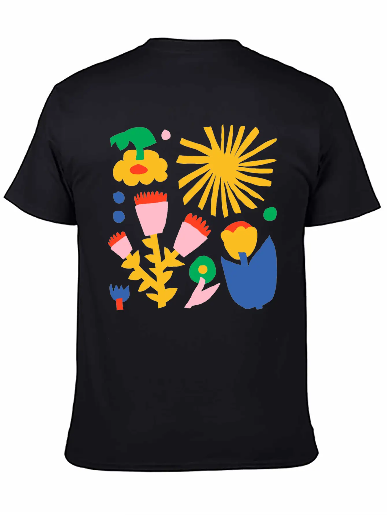 Fred Abstract Collage No1 Stylish Everyday T-Shirt – Unisex Basic Cotton Tee
