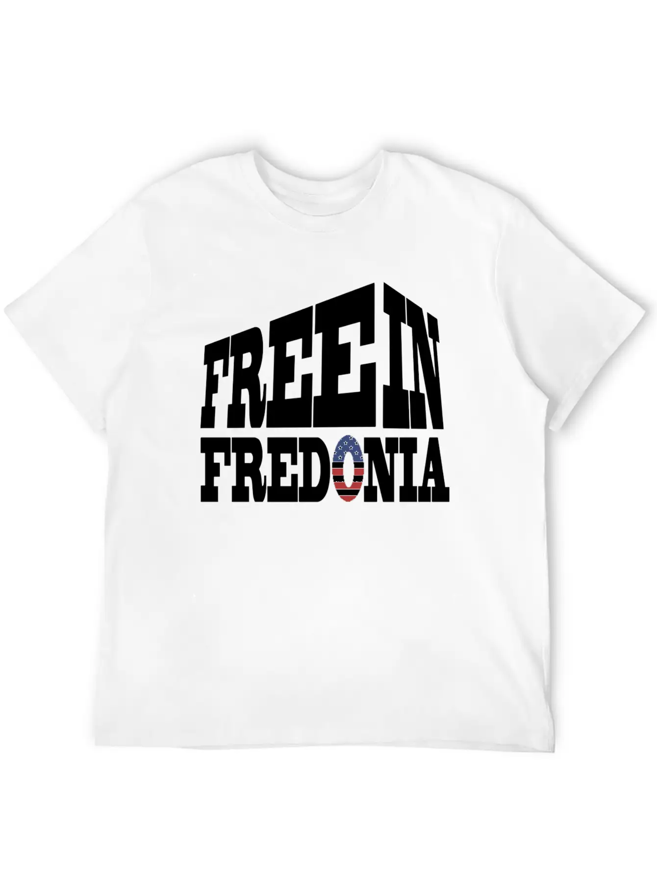 Free In Fredonia Unisex Casual T-Shirt – Clean Design For Daily Comfort