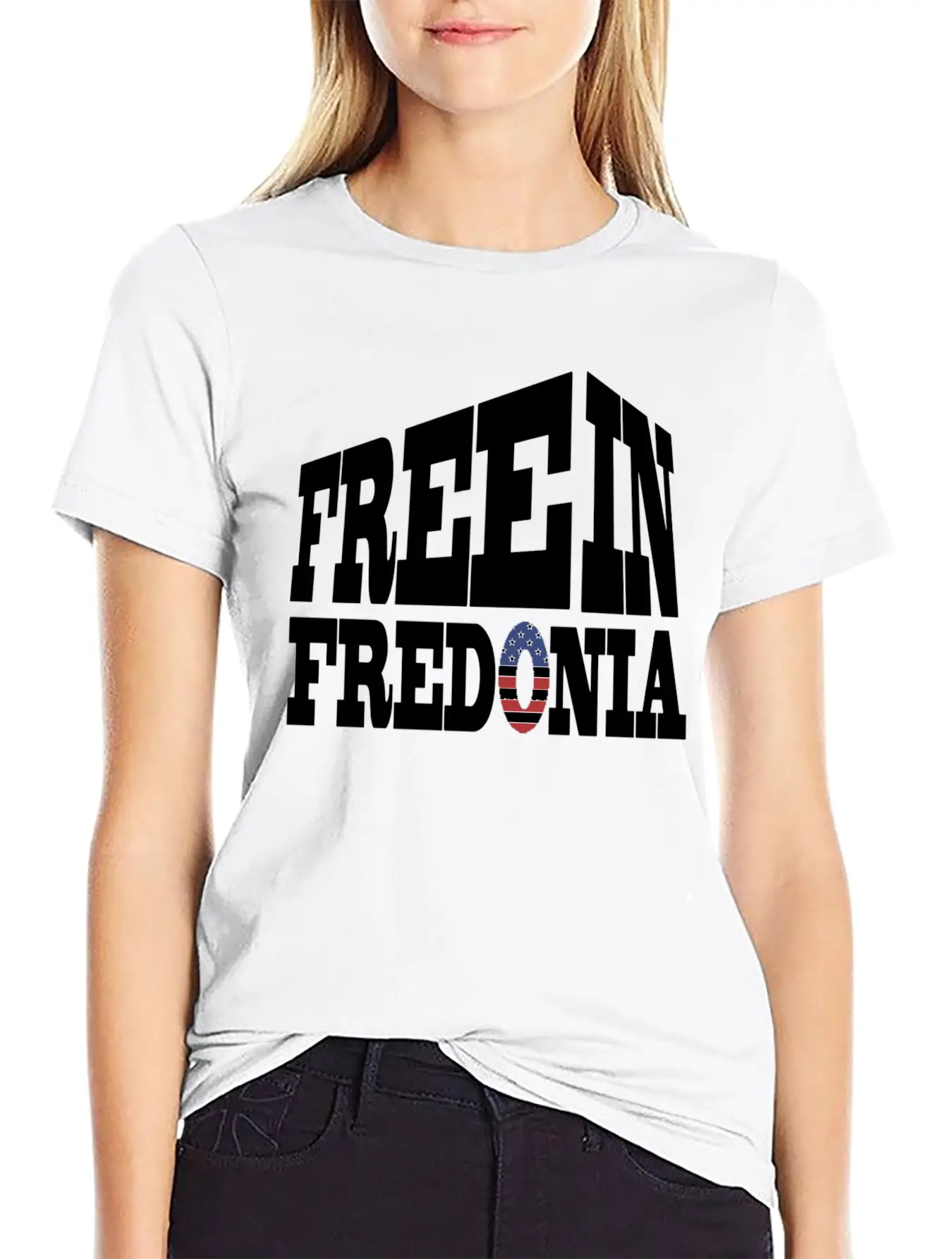 Free In Fredonia Unisex Casual T-Shirt – Clean Design For Daily Comfort