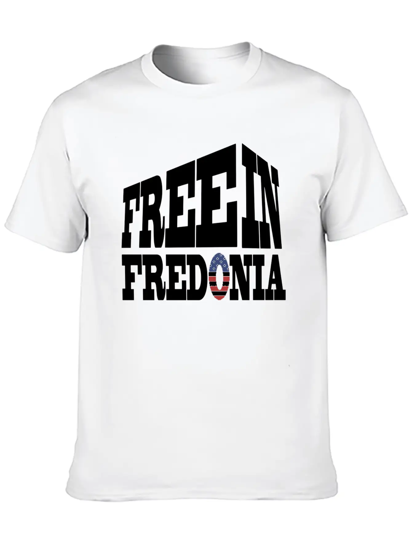 Free In Fredonia Unisex Casual T-Shirt – Clean Design For Daily Comfort