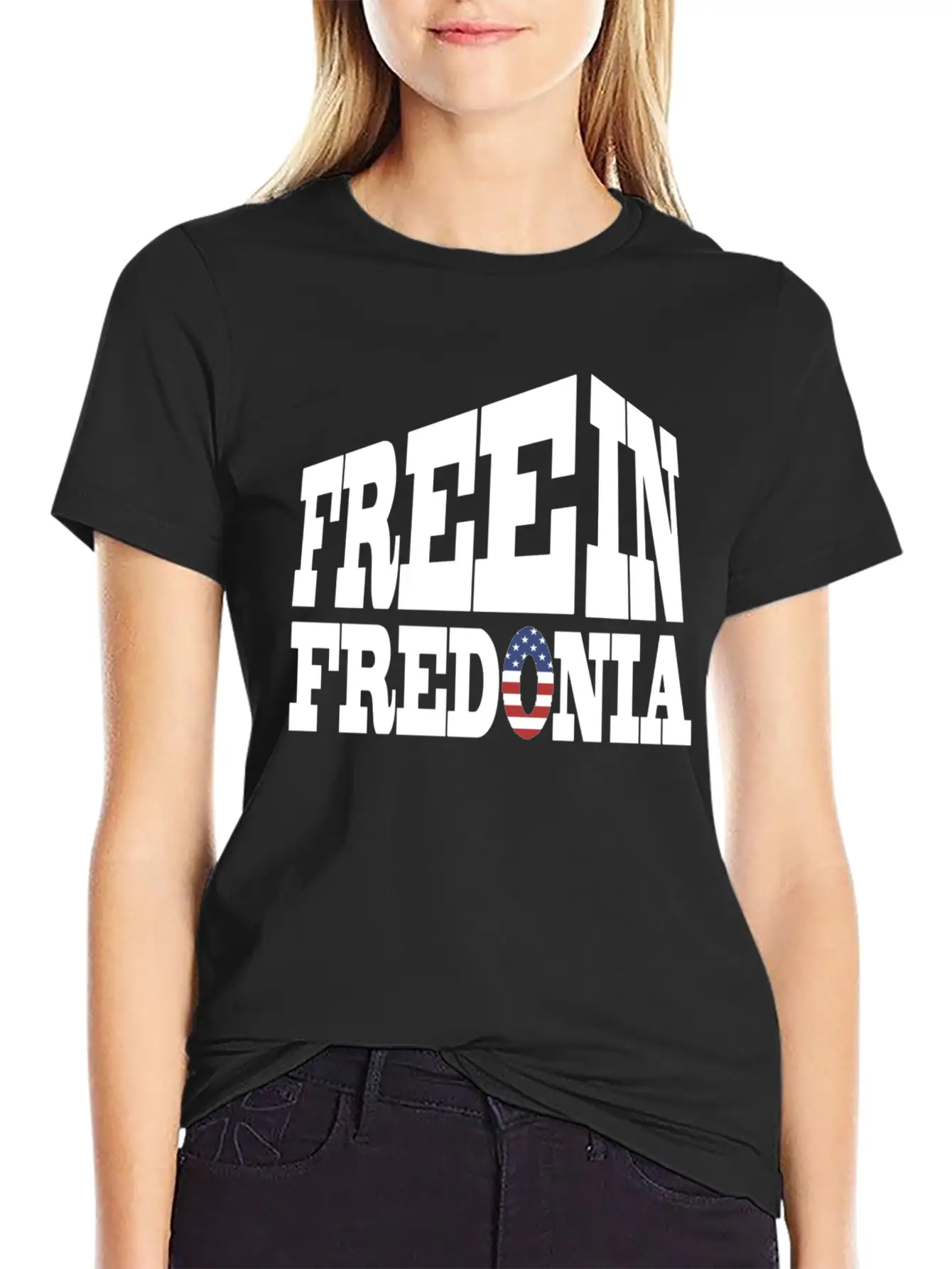 Free In Fredonia Unisex Casual T-Shirt – Clean Design For Daily Comfort