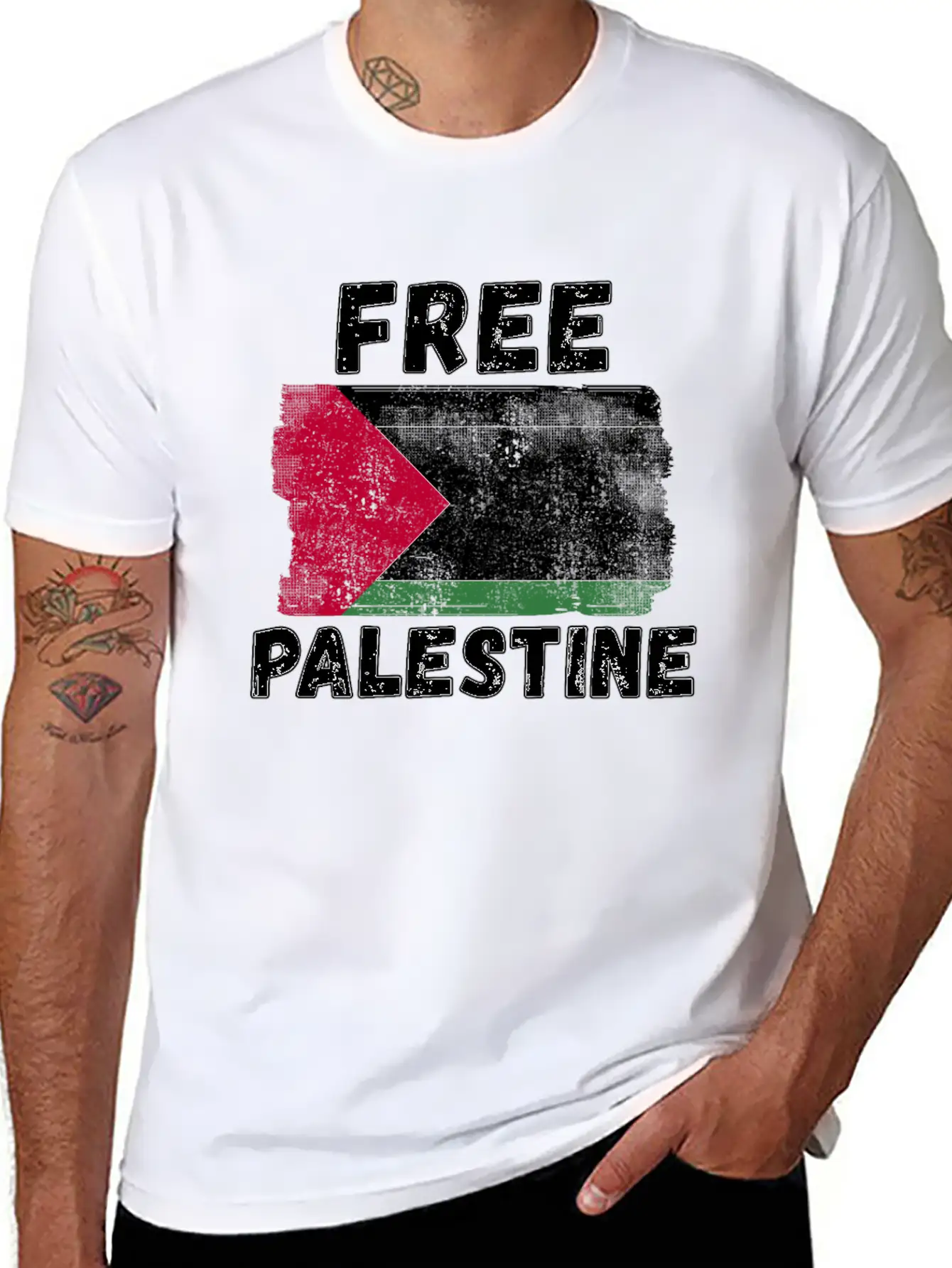 Free Palestine Palestine Anti Oppression Relaxed Everyday Tee – Lightweight And Durable Cotton