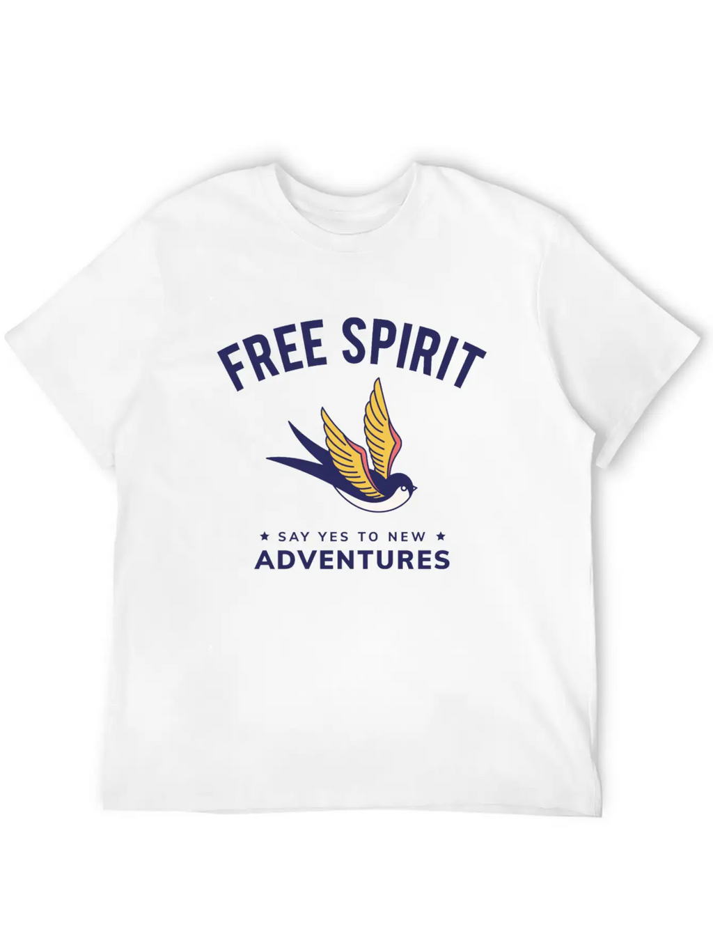 Free Spirit Breathable Graphic T-Shirt – Perfect For Casual Days