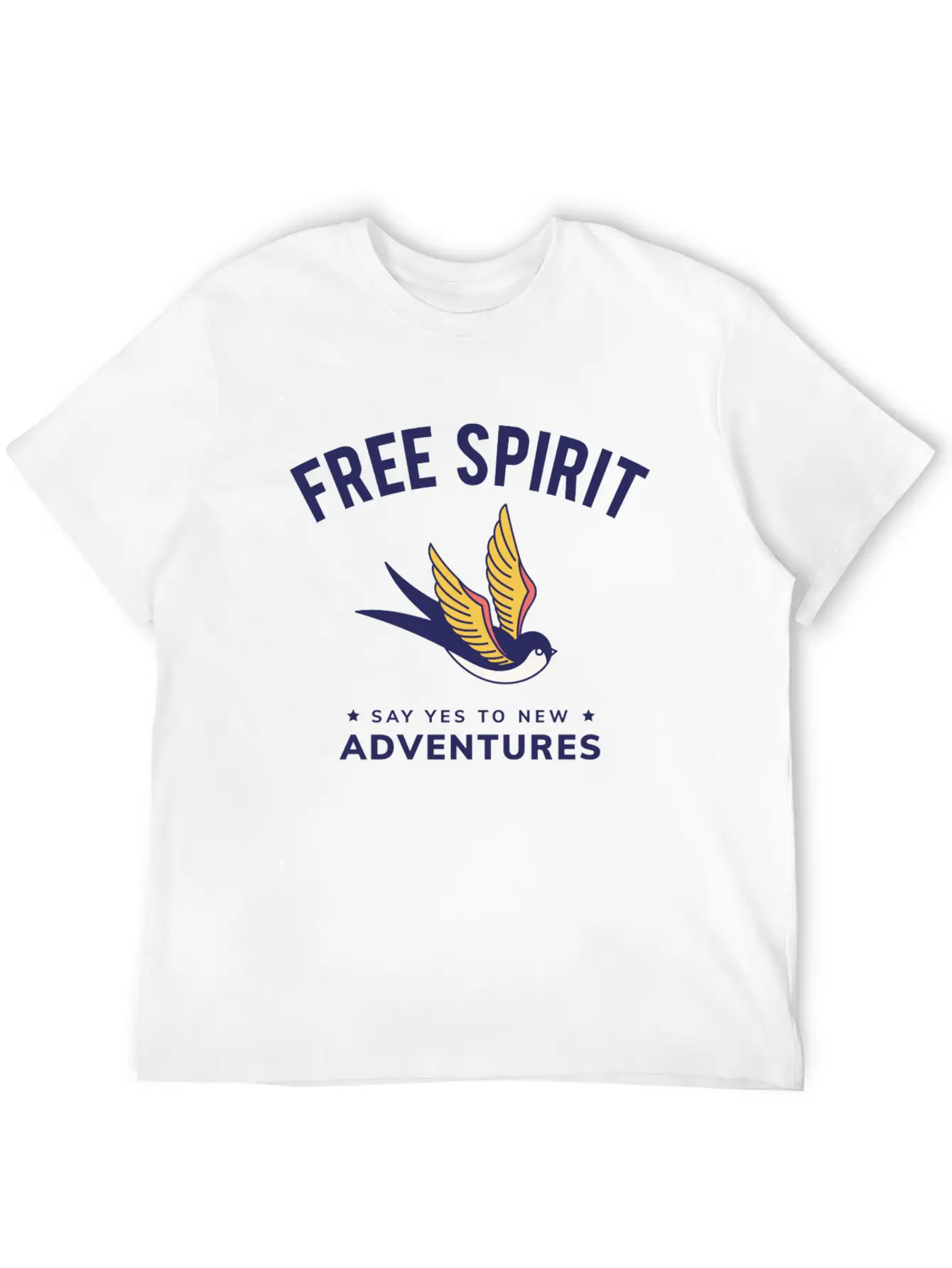 Free Spirit Breathable Graphic T-Shirt – Perfect For Casual Days