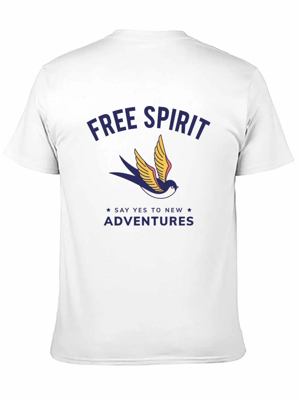 Free Spirit Breathable Graphic T-Shirt – Perfect For Casual Days